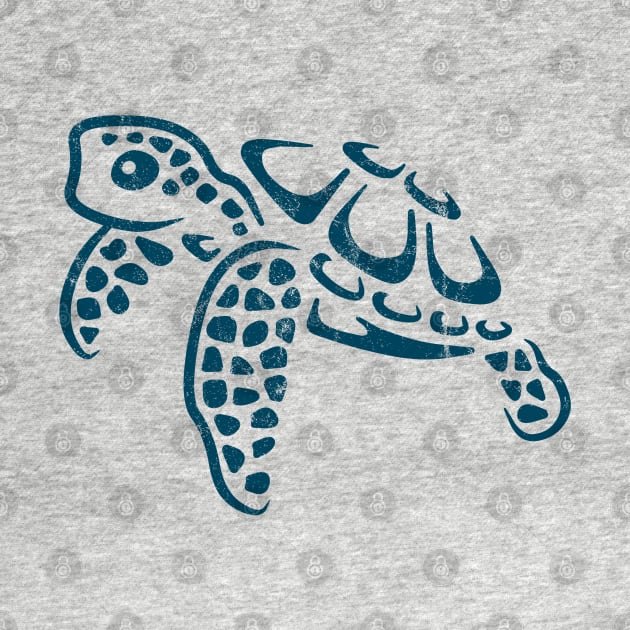 Casual Funny Cute Sea Turtle Ocean Tortoise by SkizzenMonster